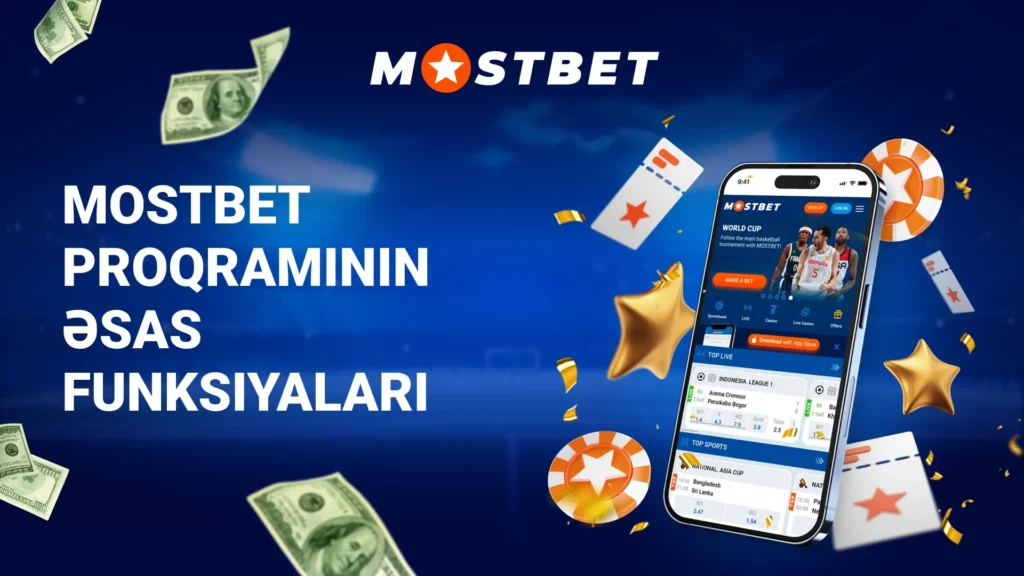 Mostbet proqramının əsas funksiyaları