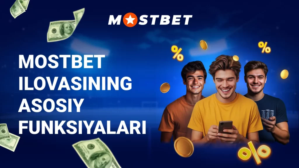 Mostbet ilovasining asosiy funksiyalari